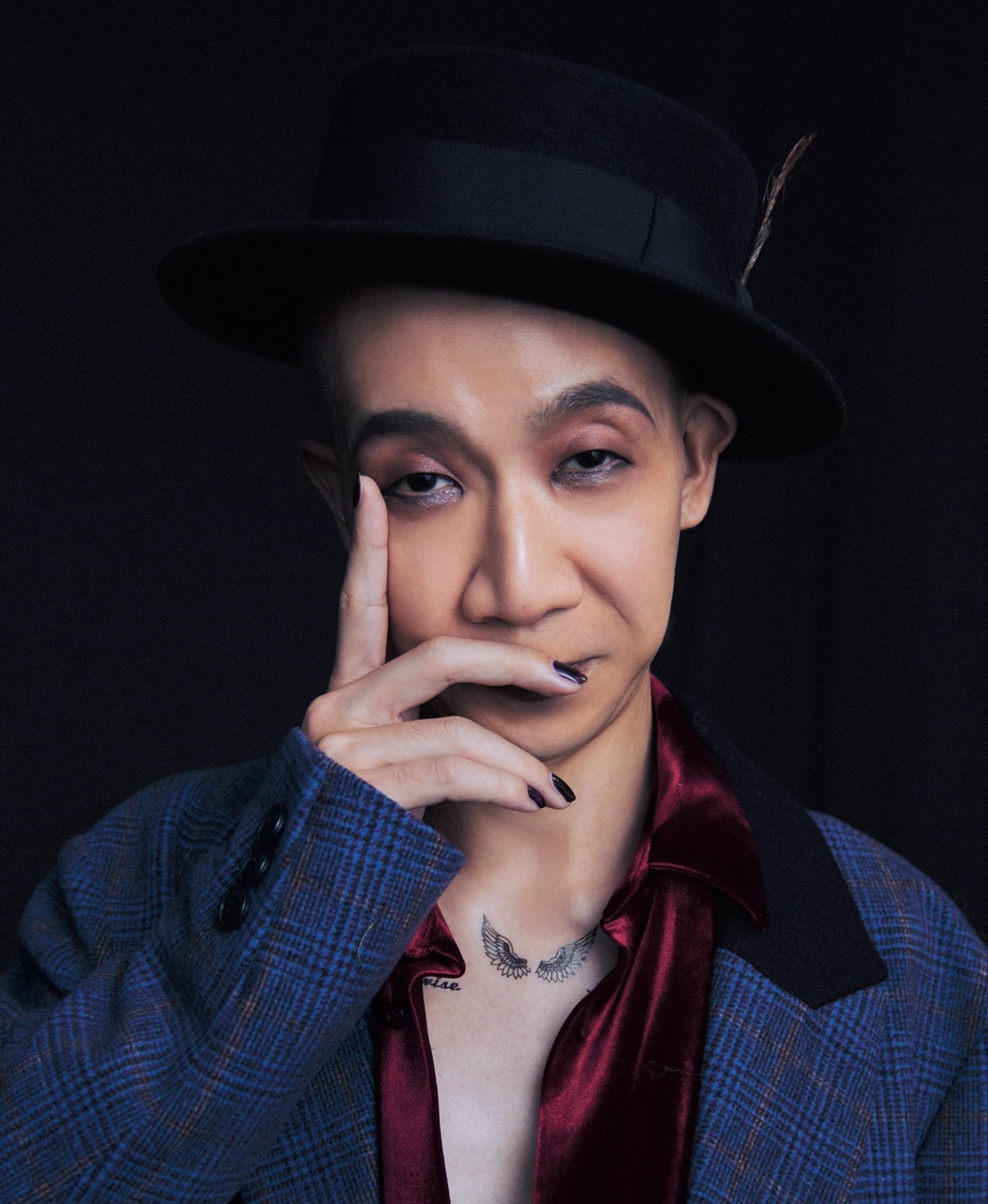 ひょうろく「この頭に合うメイクをどんどん試したい」 耽美なメイクで大変身！｜ #美ジュ-1グランプリ