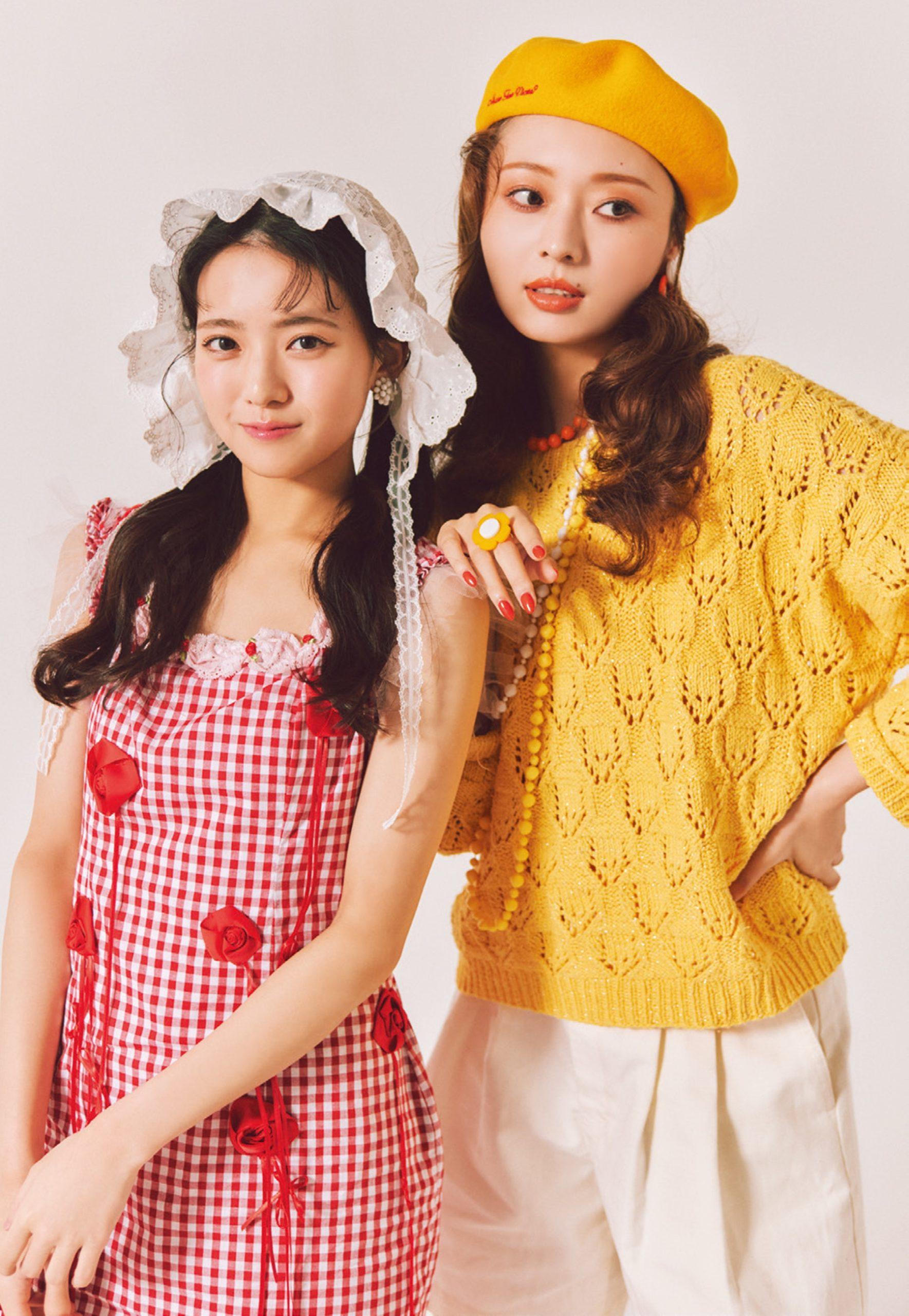 乃木坂46・梅澤美波 × 瀬戸口心月｜上り坂！な昭和の日本を感じるカラフルスタイルにわくわく